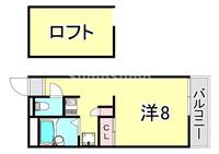 兵庫県尼崎市南塚口町2丁目(アパート)の賃貸物件の間取り
