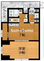 兵庫県神戸市須磨区大田町2丁目(マンション)の賃貸物件の間取り