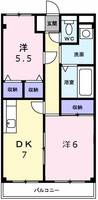 兵庫県神戸市長田区浜添通2丁目(マンション)の賃貸物件の間取り