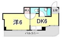 兵庫県神戸市東灘区本山中町1丁目(マンション)の賃貸物件の間取り