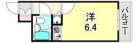 兵庫県神戸市灘区岩屋北町7丁目(マンション)の賃貸物件の間取り