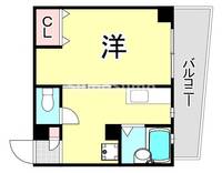 兵庫県神戸市東灘区御影中町1丁目(マンション)の賃貸物件の間取り