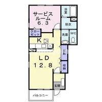 兵庫県尼崎市武庫之荘5丁目(アパート)の賃貸物件の間取り