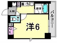 兵庫県神戸市中央区下山手通6丁目(マンション)の賃貸物件の間取り