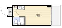 兵庫県神戸市中央区御幸通3丁目(マンション)の賃貸物件の間取り
