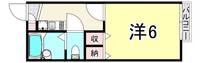 兵庫県西宮市笠屋町(アパート)の賃貸物件の間取り