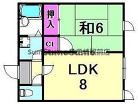 兵庫県尼崎市東難波町5丁目(マンション)の賃貸物件の間取り