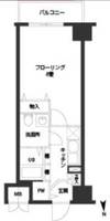 ルクレ難波の間取り