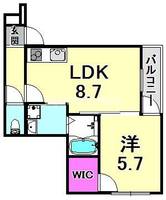 フジパレス西立花?番館の間取り