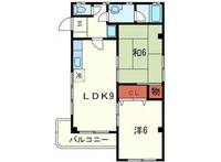 兵庫県神戸市兵庫区切戸町(マンション)の賃貸物件の間取り