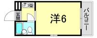 兵庫県神戸市東灘区御影中町6丁目(マンション)の賃貸物件の間取り