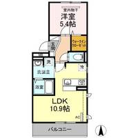 福岡県福岡市南区野間1丁目(アパート)の賃貸物件の間取り