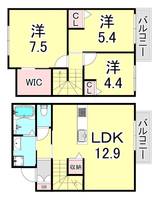 物件の間取り画像
