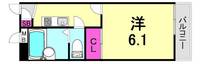 兵庫県西宮市段上町5丁目(アパート)の賃貸物件の間取り