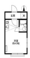 兵庫県神戸市兵庫区会下山町3丁目(マンション)の賃貸物件の間取り