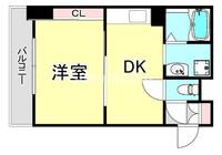 兵庫県神戸市灘区箕岡通1丁目(マンション)の賃貸物件の間取り