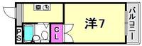 兵庫県尼崎市東園田町7丁目(アパート)の賃貸物件の間取り
