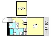 兵庫県尼崎市大島2丁目(アパート)の賃貸物件の間取り