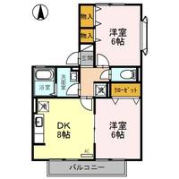 兵庫県西宮市大屋町(アパート)の賃貸物件の間取り
