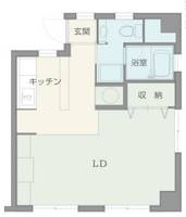 兵庫県神戸市中央区元町通6丁目(マンション)の賃貸物件の間取り