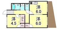 兵庫県神戸市長田区五位ノ池町4丁目(マンション)の賃貸物件の間取り