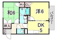 兵庫県西宮市大畑町(アパート)の賃貸物件の間取り