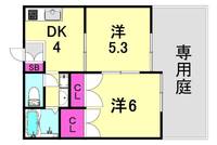 レオパレスNAKAJIMAの間取り