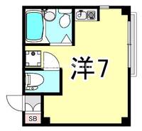 兵庫県西宮市中須佐町(マンション)の賃貸物件の間取り