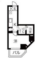 兵庫県神戸市兵庫区下沢通1丁目(マンション)の賃貸物件の間取り