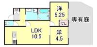 兵庫県神戸市長田区長田天神町3丁目(アパート)の賃貸物件の間取り