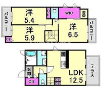 物件の間取り画像