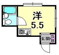 エレガンス今津駅前の間取り