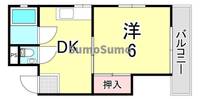 兵庫県尼崎市南七松町1丁目(マンション)の賃貸物件の間取り