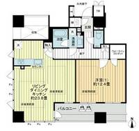 大阪府大阪市中央区安土町3丁目(マンション)の賃貸物件の間取り