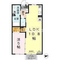 兵庫県神戸市垂水区名谷町(アパート)の賃貸物件の間取り