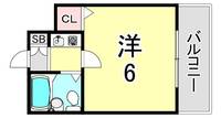 兵庫県神戸市須磨区車(マンション)の賃貸物件の間取り