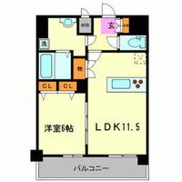 プレサンス新神戸駅前の間取り