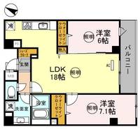兵庫県神戸市中央区海岸通2丁目(マンション)の賃貸物件の間取り