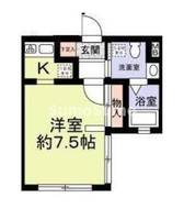 兵庫県神戸市須磨区千守町2丁目(アパート)の賃貸物件の間取り