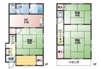 兵庫県神戸市長田区若松町10丁目(一戸建)の賃貸物件の間取り