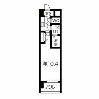 大阪府大阪市浪速区浪速東2丁目(マンション)の賃貸物件の間取り