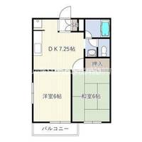 大阪府大阪市西淀川区花川1丁目(アパート)の賃貸物件の間取り