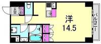 兵庫県西宮市田代町(マンション)の賃貸物件の間取り