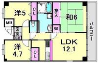物件の間取り画像
