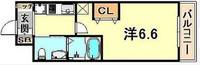 兵庫県神戸市中央区御幸通3丁目(マンション)の賃貸物件の間取り