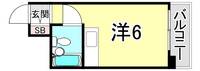 パラツィーナ夙川東の間取り