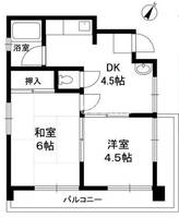 柳瀬マンションの間取り