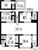 物件の間取り画像