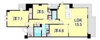 ジオ西宮北口瓦林町の間取り