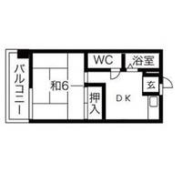 兵庫県神戸市中央区山本通2丁目(マンション)の賃貸物件の間取り